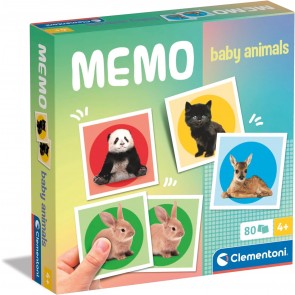 Memo games baby animals 80 tessere