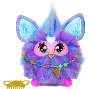 Furby Viola, giocattolo interattivo con attivazione vocale per bambini e bambine