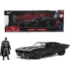 Batman Batmobile in metallo sc. 1:24 con personaggio