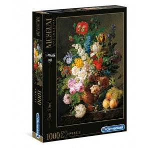 Museum Collection Puzzle Van Dael: Vaso di fiori Louvre 1000 Pezzi