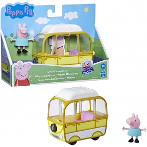 Peppa Pig Little Campervan, con figura Peppa Pig da 7,5 cm
