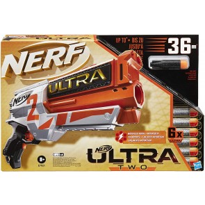 Nerf Ultra. Two (Blaster motorizzato a retrocarica rapida, 6 dardi Nerf Ultra, compatibile solo con i dardi Nerf Ultra)