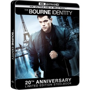 The Bourne Identity. The 20th Anniversary Steelbook (Blu-ray + Blu-ray Ultra HD 4K) 
