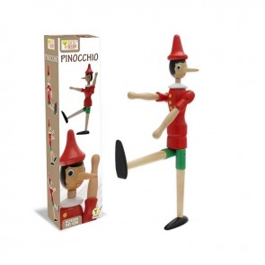 Pinocchio in legno 50 cm