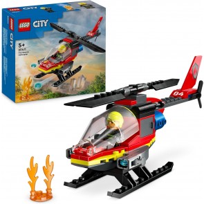 LEGO City 60411 Elicottero dei Pompieri 85 pezzi