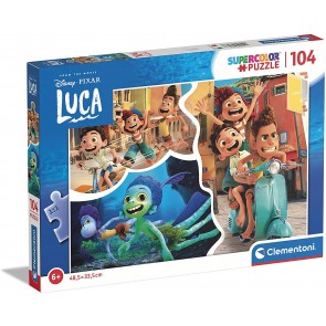 Luca disney pixar- puzzle super color 104 pz