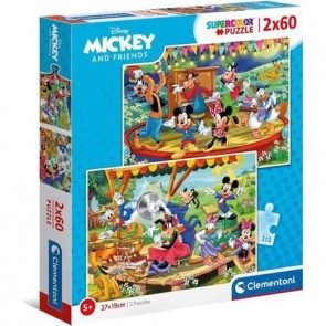 Puzzle Clementoni- Mickey & Friends 2 X 60 pz