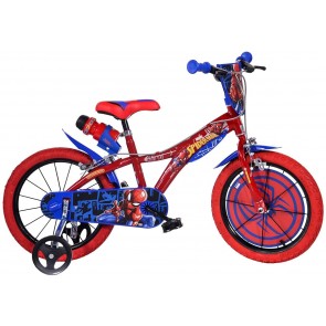 Bicicletta Spiderman 16 Rossa e Blu