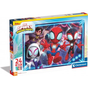 Puzzle super color Spidey And His Amazing Friends 24 pezzi