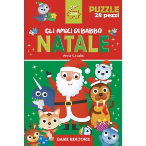Gli amici di Babbo Natale Storie da costruire Ediz. a colori Con puzzle da 28 pezzi